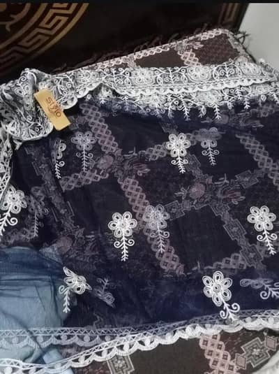 NET EMBROIDED DUPATTA