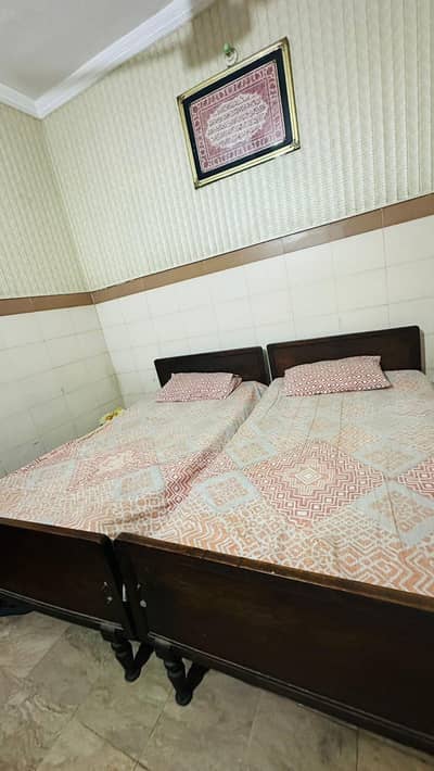 single bed with matters