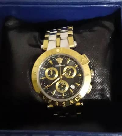 Versace Premium Swiss Gold Edition Watch