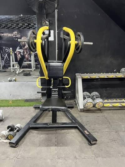 Plate loaded back press