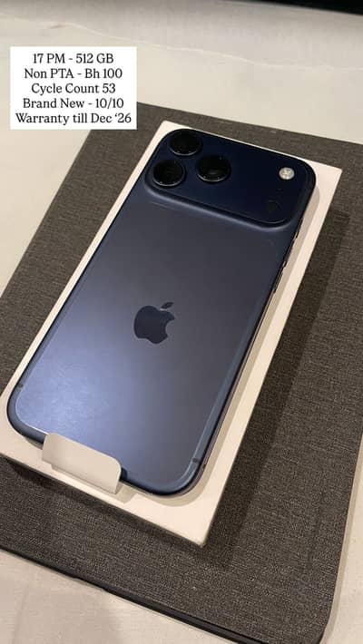 17 Pro Max 512 GB 10/10