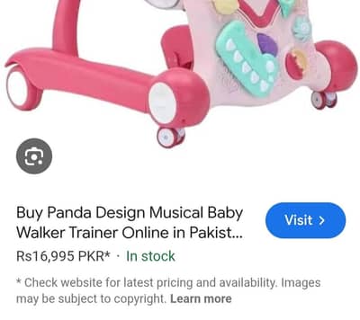 baby walker and stroller