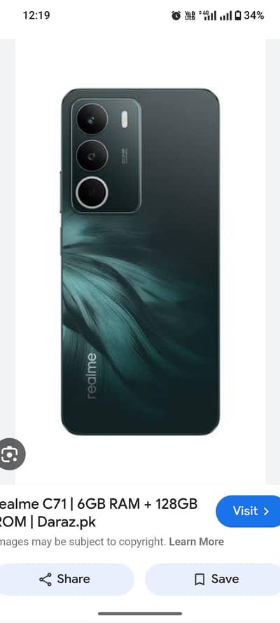 C71 ram 8+16 memory 128 Gb realme