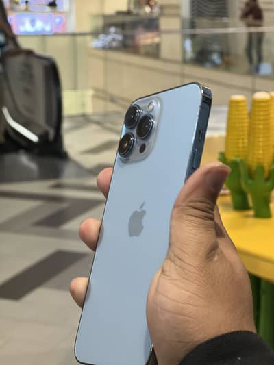 iPhone 13 Pro Max double sim brand new sky blue cour 512 gb 