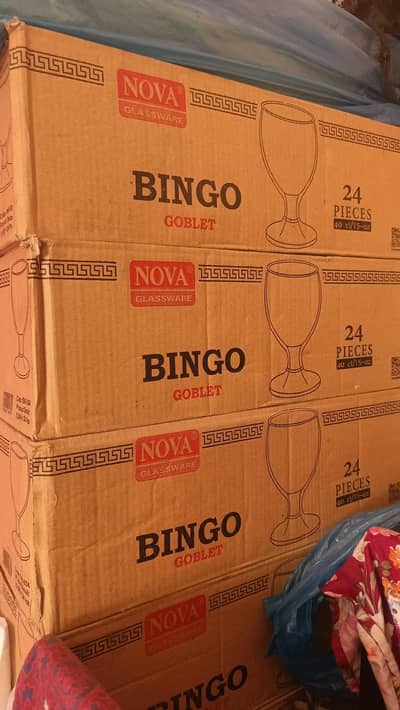 Goblet Bingo Glass for sale(read add)
