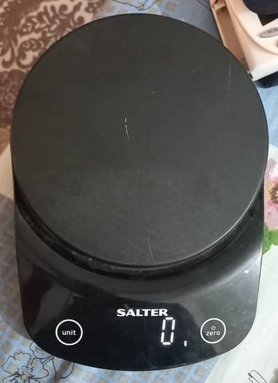 Kitchen weight scale.