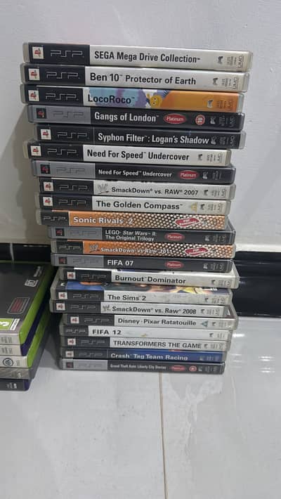 PLAYSTATION XBOX PSP GAMES