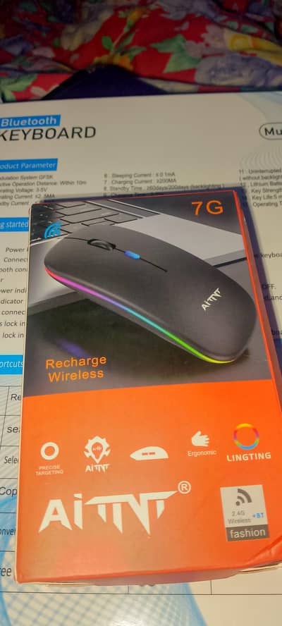 *Brand New RGB Bluetooth Keyboard & Wireless Mouse Combo - Unused*