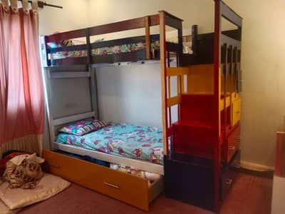 Children’s Bunk Bed with Storage Drawers (6ft Single Foam Size)