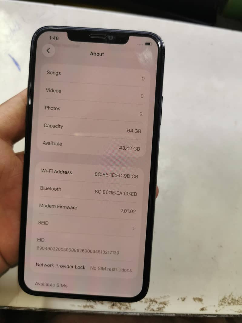 IPhone 11  Pro Max (factory Unlock?) 2
