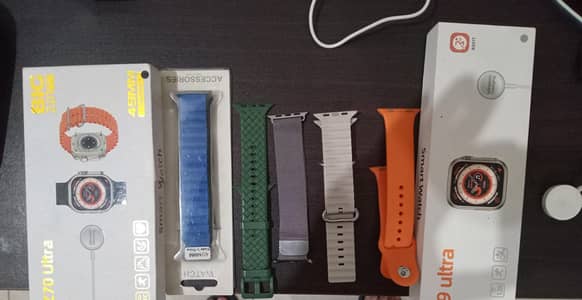 2 apple watch ultra wity straps for sale