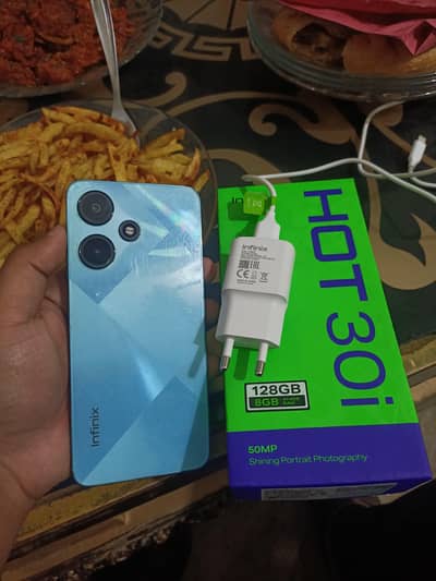 Infinix Hot 30i official PTA gaming phone with box charger exchange