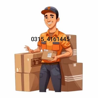 Parcel delivery boy