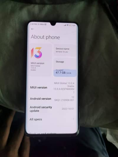 Redmi note 10 lite  6.128  biast game  phone 