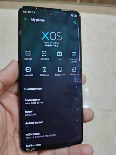 Infinix Note 10 Pro  8/128