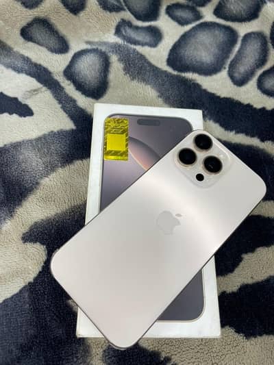 iPhone 16 pro Max 256gb official PTA approved