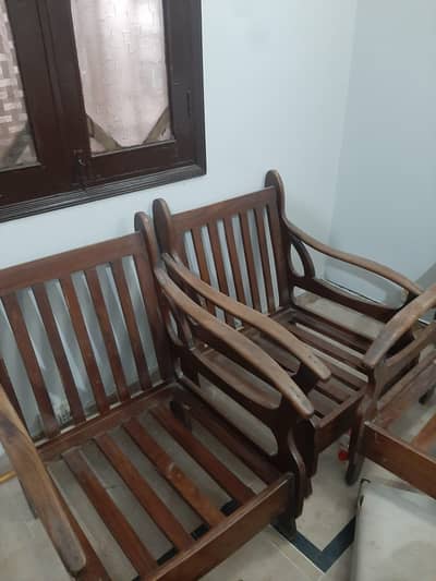 5 seater sofa set (used)
