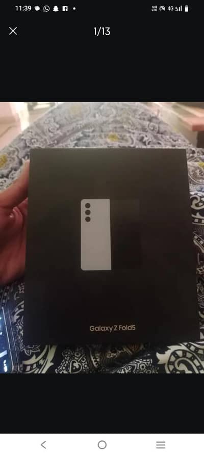 Samsung Z fold 5 Icey blue 256 GB storage 12 GB RAM