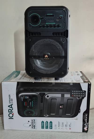 Audionic IQRA Q-20 Portable Speaker | Bluetooth | Mic Support |