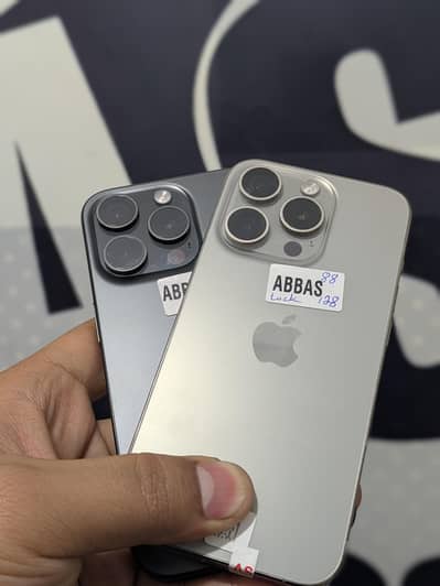 iPhone 15Pro 128Gb, 256Gb, 512  Non PTA (Sim Lock) 0304-5336352