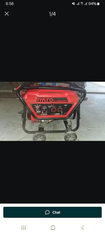 Honda ka Rato Generator hai 3.5 kv ka Gass And petrol per Hai .