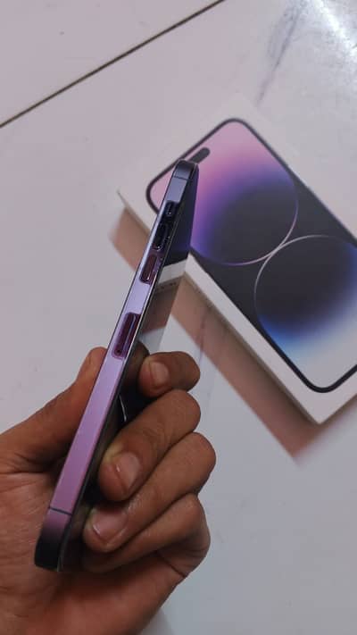 Iphone 14promax with boks 256gb dabal physical pta approved