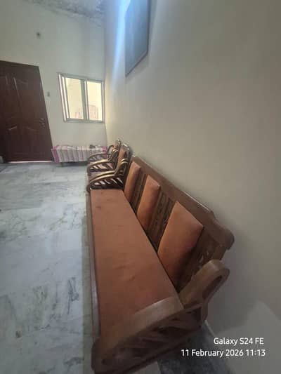 5 Seater Wooden Sofa Set for Sale
