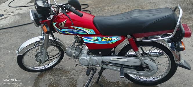 Honda cd 70 2024 model Punjab number
