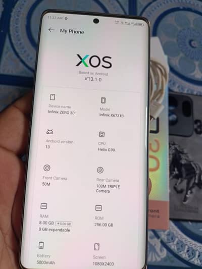 infinix zero 30 8GB RAM 256 GB WhatsApp number 0325-3982-817