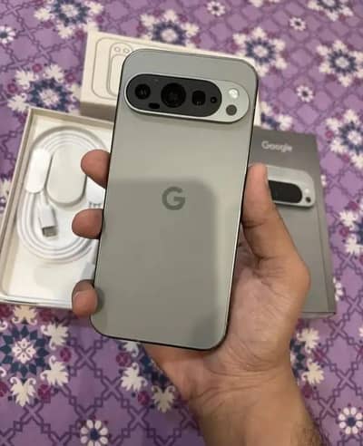 Google pixel 9 pro with box