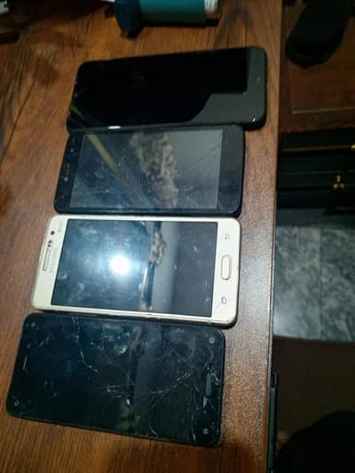 5 Smartphones of different brands. Need to sell parts.