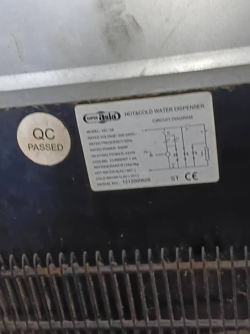 Orient Water Dispensor Structure 2