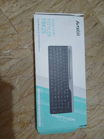 A4Tech Fstyler FBK25 Dual Mode Wireless Keyboard (Brand New Condition)