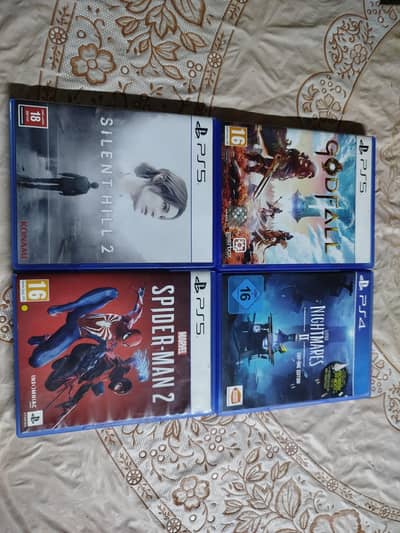 Playstation games for sale.