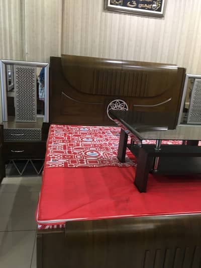 Wooden bed,condition is good