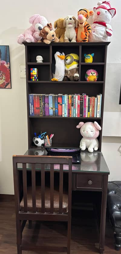 Pure Wooden Study Table Best Condition