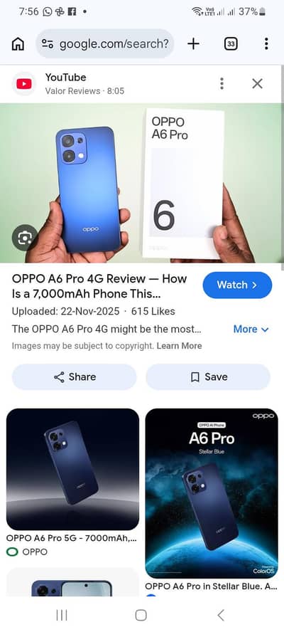 Oppo a6 pro. 8gb 256 gb 7000 mah batry