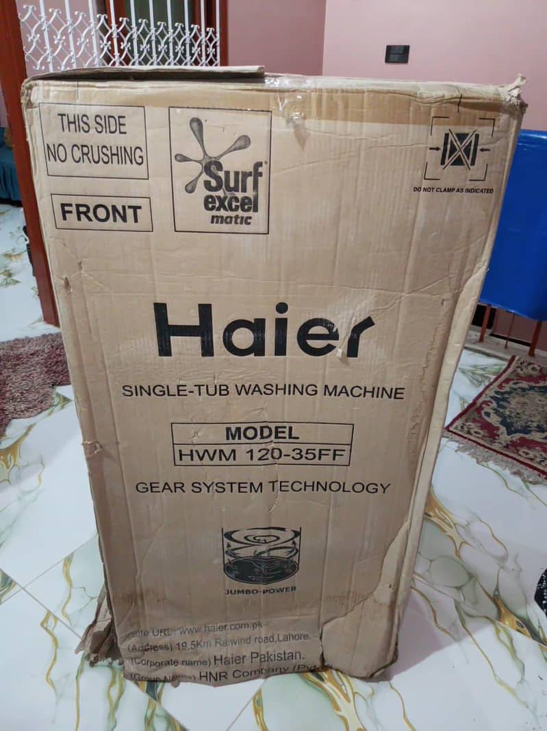 haier machine 5