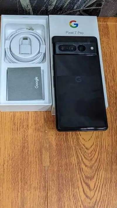 Google pixel 7 pro mobile 12/256/gb new condition official PTA
