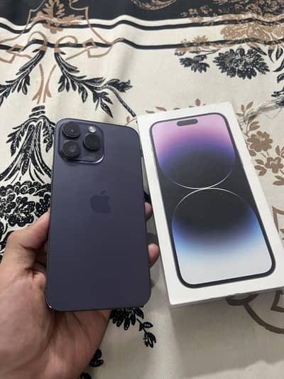 Iphone 14 pro max 128gb with box