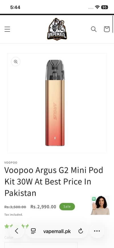 Argus G2 Mini pod