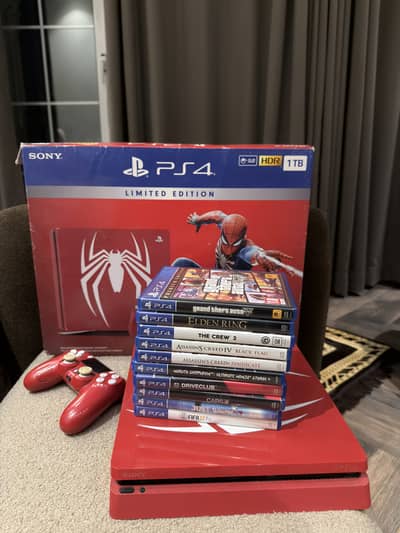 Ps4 1TB Spider man edition