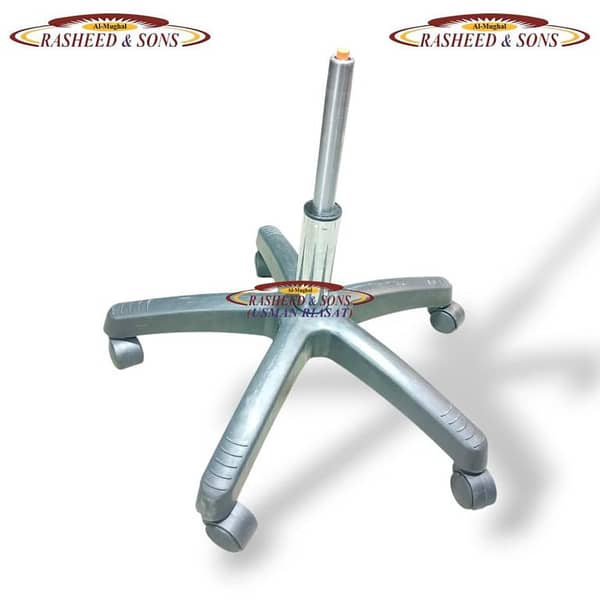 High-Quality Plastic Office Chair Base with Smooth-Rolling Swivel Casters – Easy Install, Heavy-Duty, Standard Gas Lift (jack)