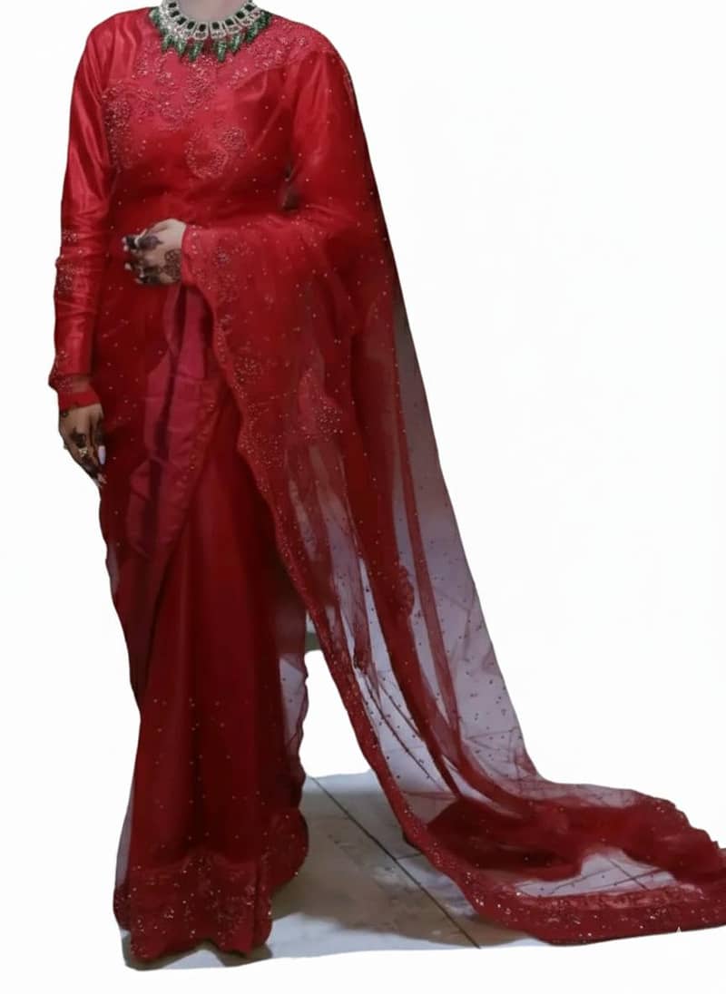 cutdana work saree 0