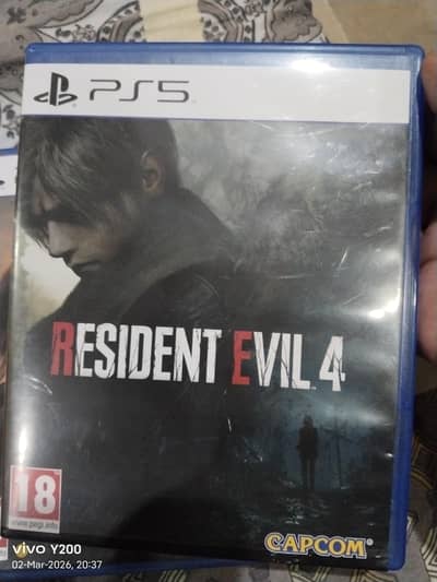 resident evil 4 remake in used condition 100 percent