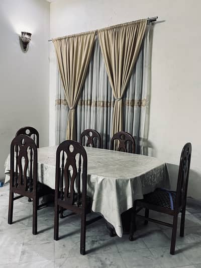Dining table with chairs
