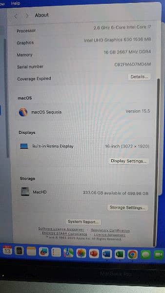 MacBook Pro 16-inch, 2019