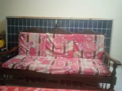 wooden sofa set
