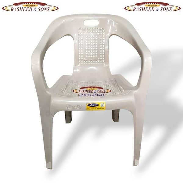 Plastic Chair | Jali Wali kursi by Wello Style – Heavy-Duty Full Plastic Armchair for Indoor and Outdoor Use