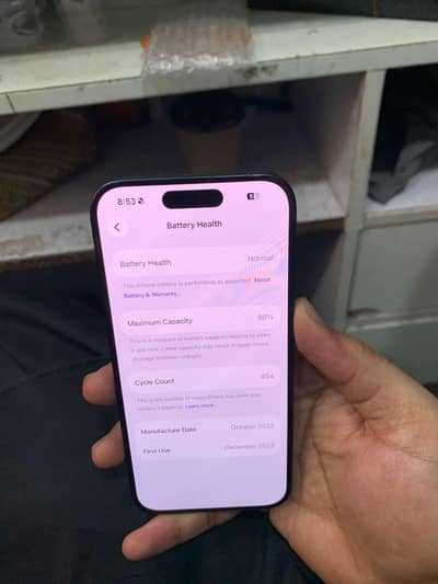 iPhone 15 Pro 256  4Months SIM time urgently sale